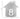 Numéro de maison perforé en acier inoxydable personnalisable en forme de maison pour l&#39;extérieur